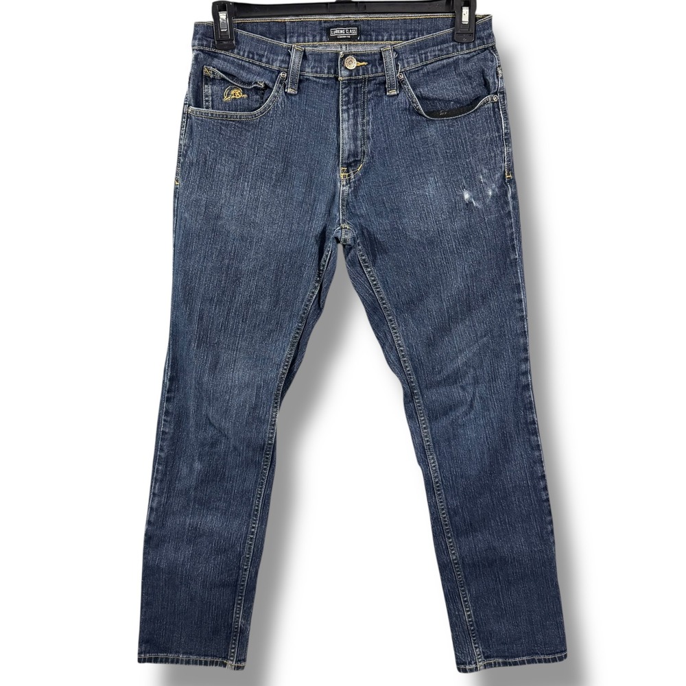 Lurking Class Sketchy Tank Medium Blue Distressed Jeans 31